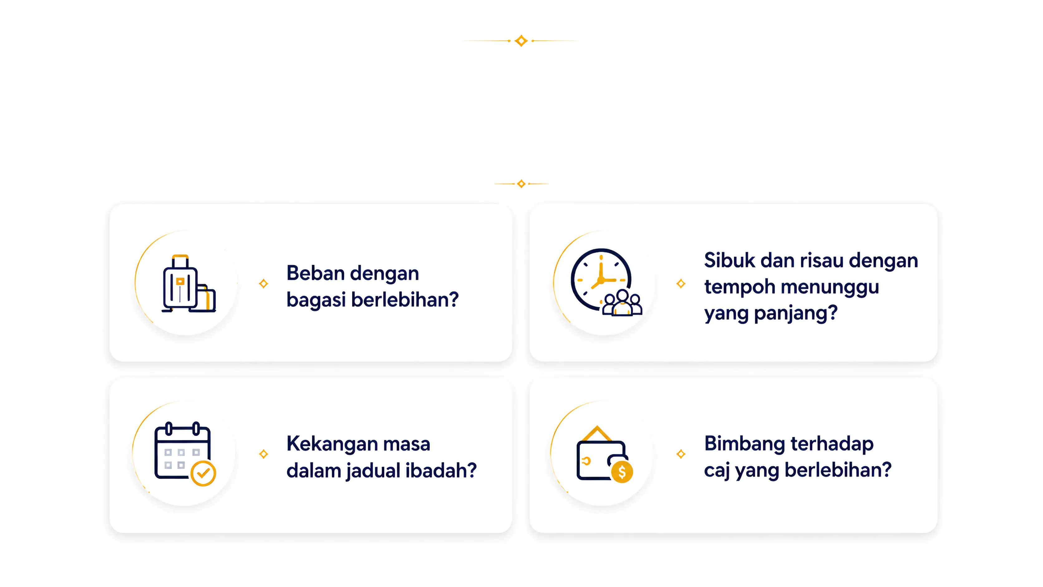 Empat masalah utama yang sering dialami jemaah ketika mengurus bagasi dan penghantaran